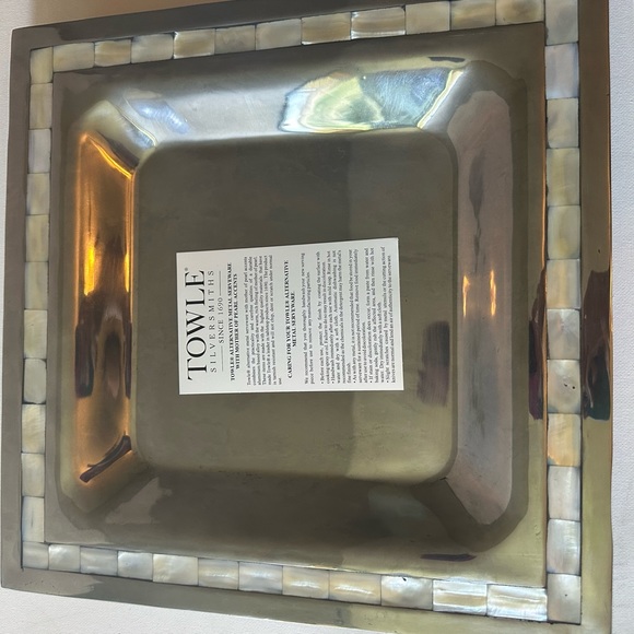 Towle Tray with another of Pearl Accents - Picture 5 of 10